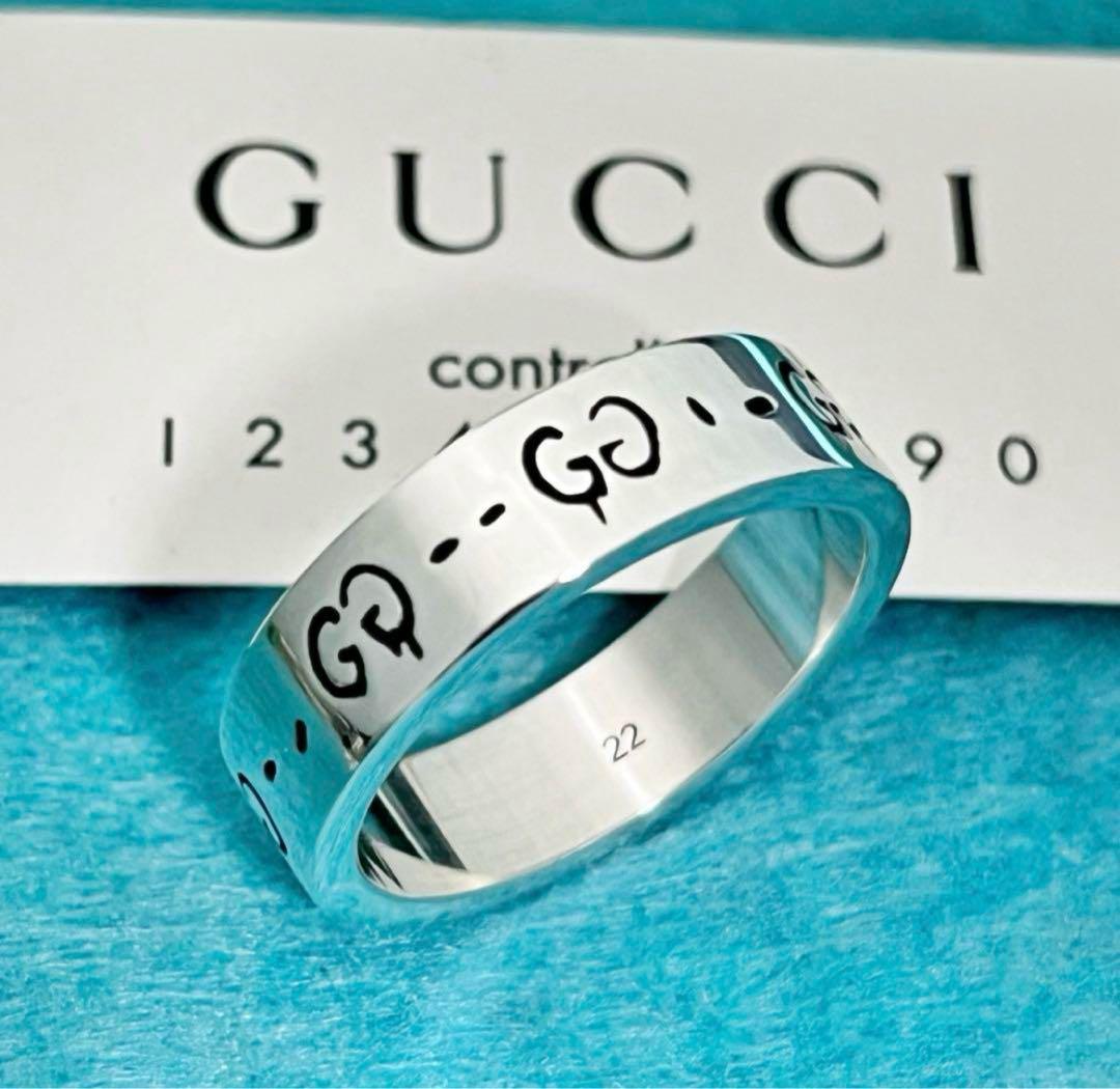 極美品‼️GUCCI 指輪　ゴーストリング　21号