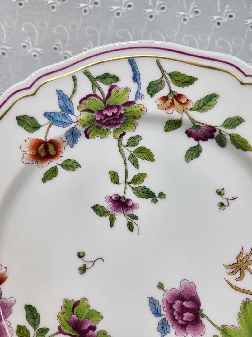 希少✨未使用近✨リチャードジノリ グランデューカ プレート 中皿 華やか✨花