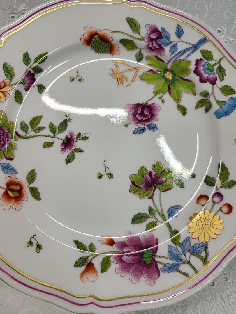 希少✨未使用近✨リチャードジノリ グランデューカ プレート 中皿 華やか✨花