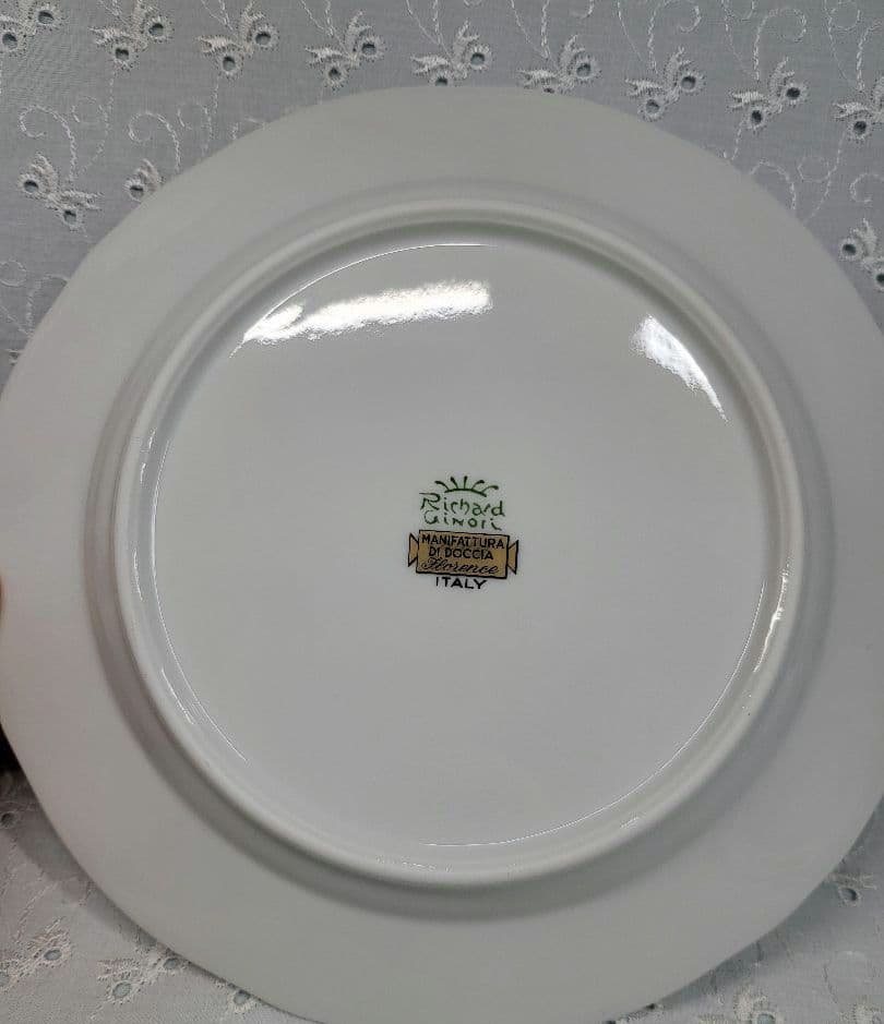 希少✨未使用近✨リチャードジノリ グランデューカ プレート 中皿 華やか✨花