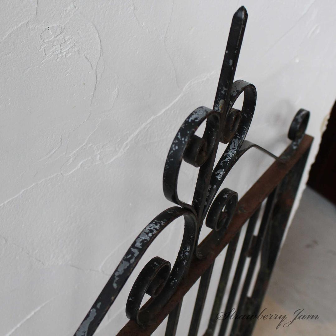 L2909-36-2 英国アンティーク アイアンゲート ガーデニング アイアン