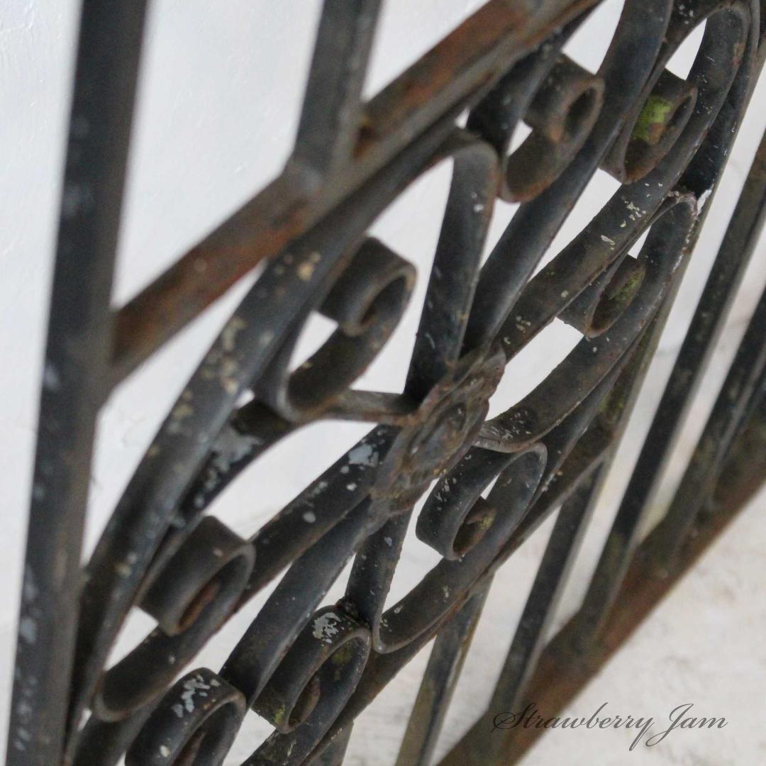 L2909-36-2 英国アンティーク アイアンゲート ガーデニング アイアン