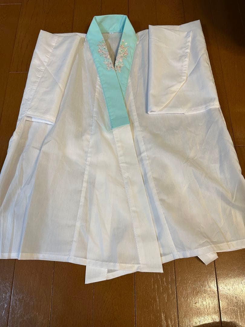 Catharine Cottage 八重桜薄青上着×桃色袴　150 セット