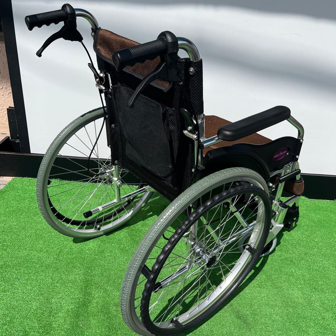 KADOKURA自走用車イス軽量　ラバンバブラウン G101-BRN