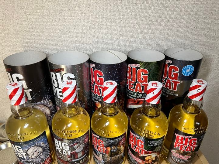 ビッグピート 2017-2021クリスマスエディション 5本セット