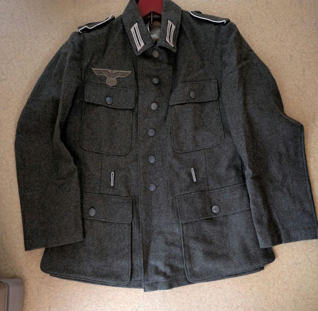 ドイツ軍戦闘服 ウール製 グレー