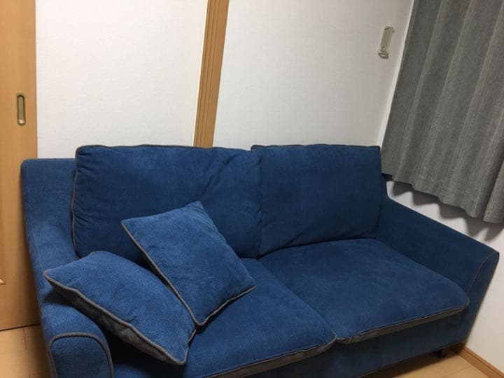 ソファー ブルー