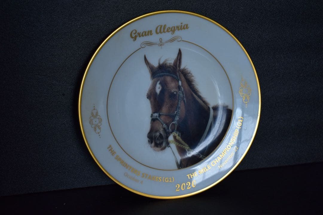 大倉陶園 グランアレグリア　優勝記念　皿　サンデーレーシング 競馬　ウマ娘　皿