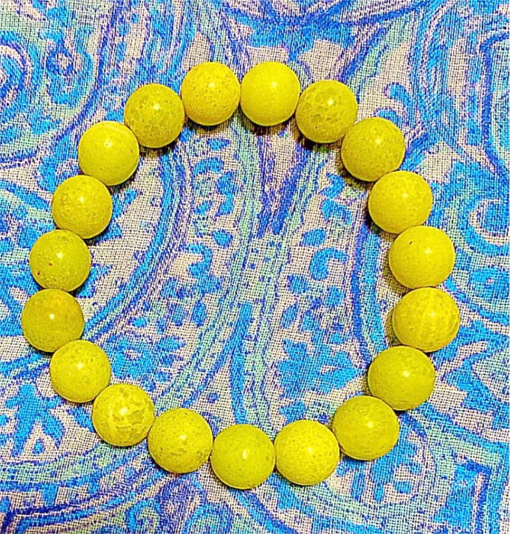 金運爆上げ　特別祈祷　強運金運！天然石７cmレモンジェイド翡翠　お念珠　出羽三山