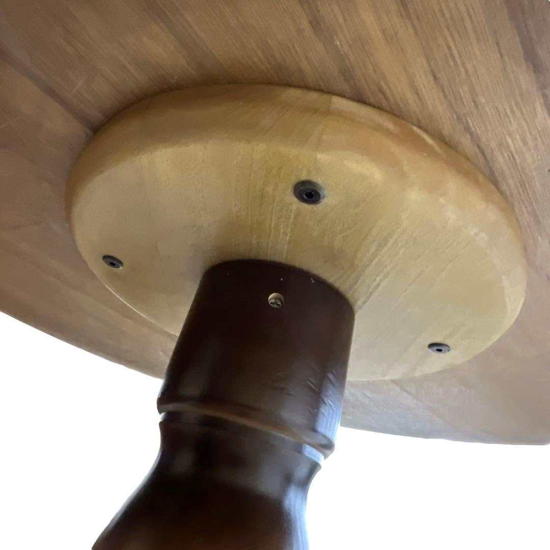 美品 飛騨産業 HIDA穂高 円形ダイニングテーブル 高級家具 105cm