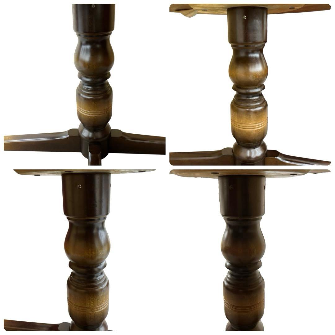 美品 飛騨産業 HIDA穂高 円形ダイニングテーブル 高級家具 105cm