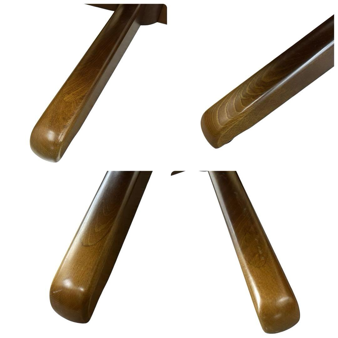 美品 飛騨産業 HIDA穂高 円形ダイニングテーブル 高級家具 105cm