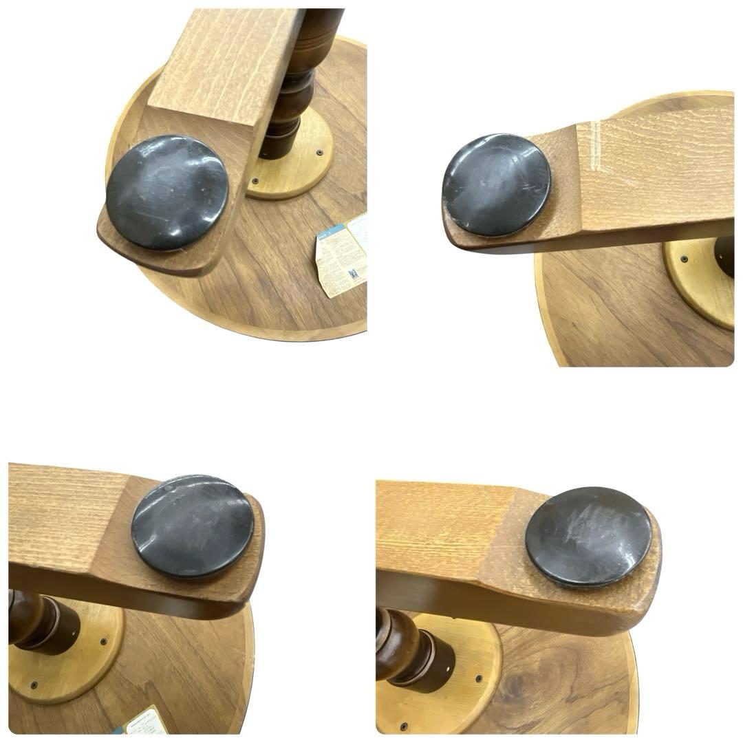 美品 飛騨産業 HIDA穂高 円形ダイニングテーブル 高級家具 105cm