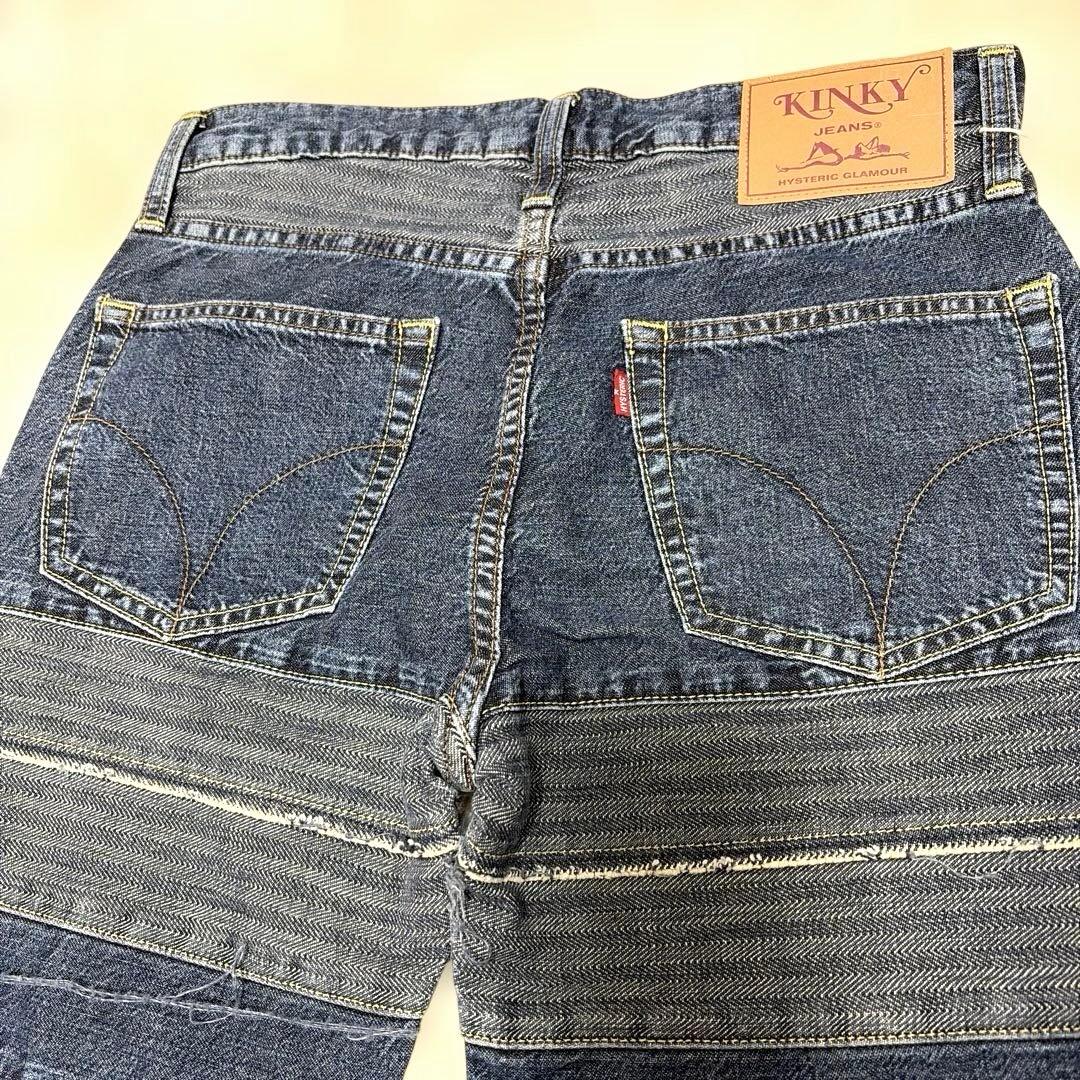 [新品未使用] HYSTERIC GLAMOUR スクラッチフレアデニムパンツ