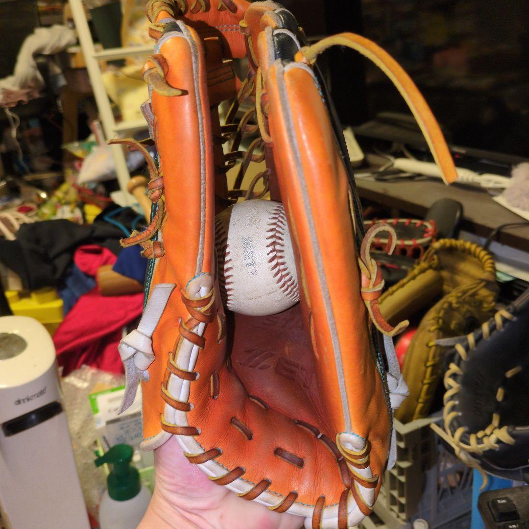 ゼット　プロステイタス　オーダー　軟式用　外野用　良型