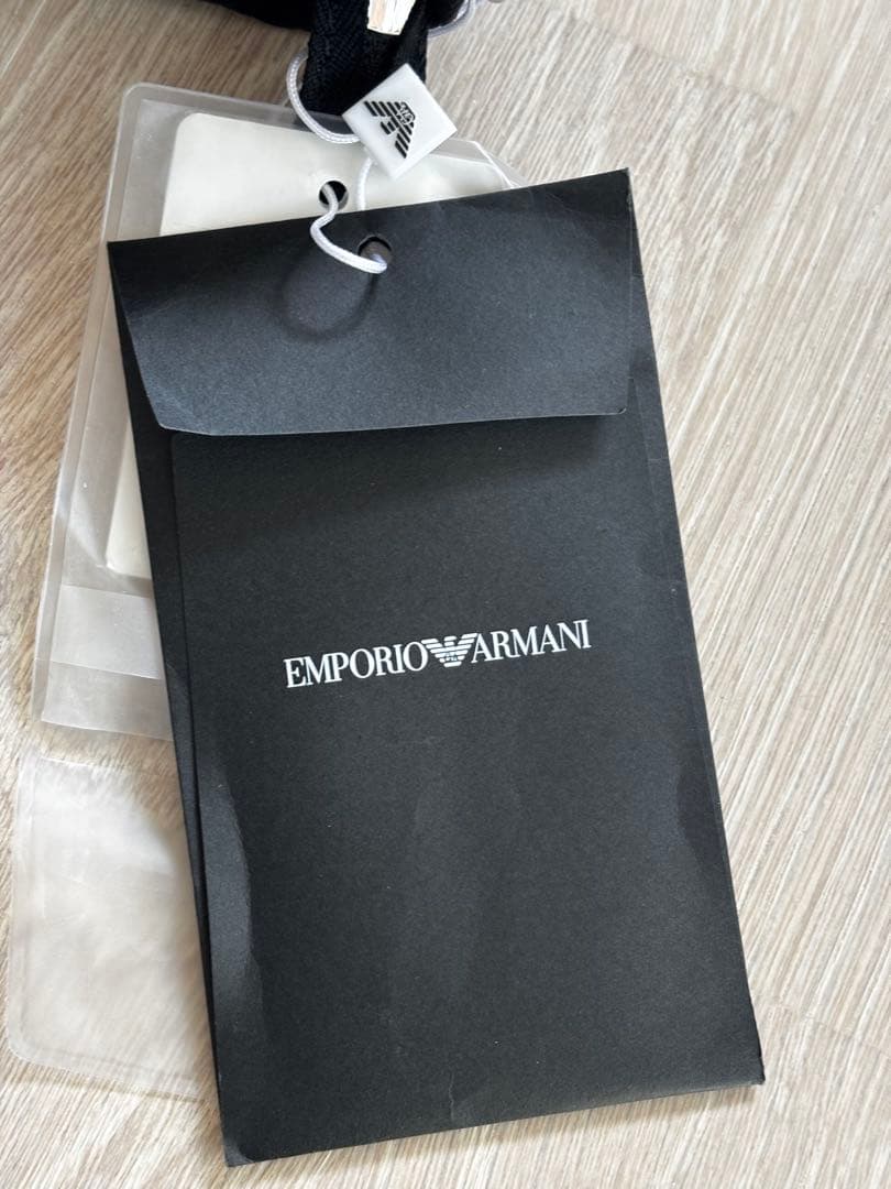 EMPORIO ARMANI マザーズバッグ ホワイト/ブラック
