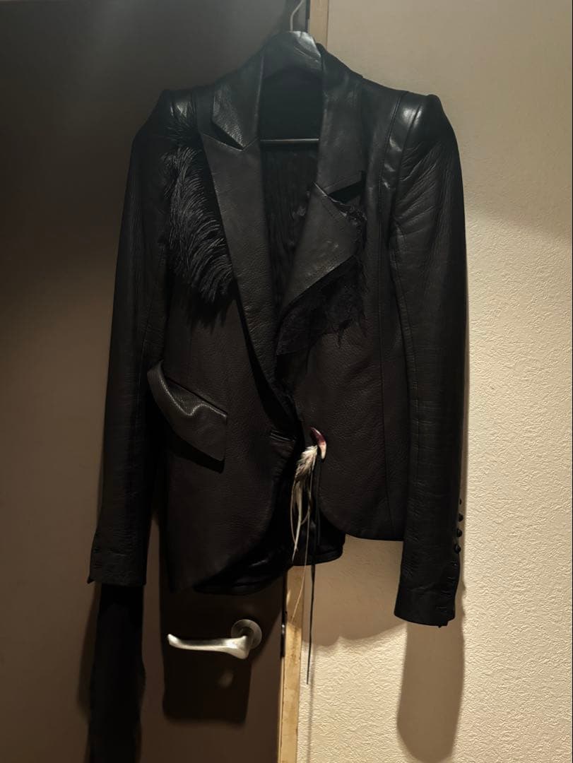 ジャケット・アウター IF SIX WAS NINE LEATHER BLAZER