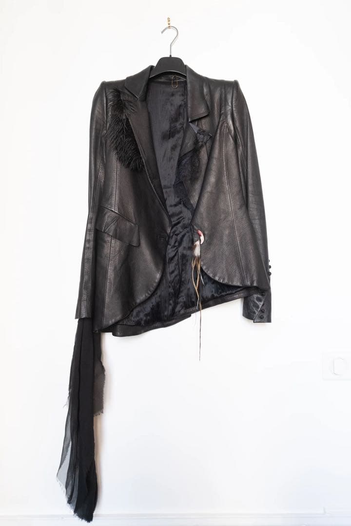 ジャケット・アウター IF SIX WAS NINE LEATHER BLAZER