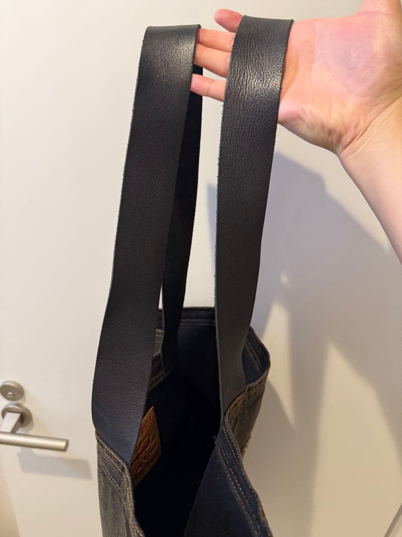 Y/PROJECT ブラックデニムトートバッグ