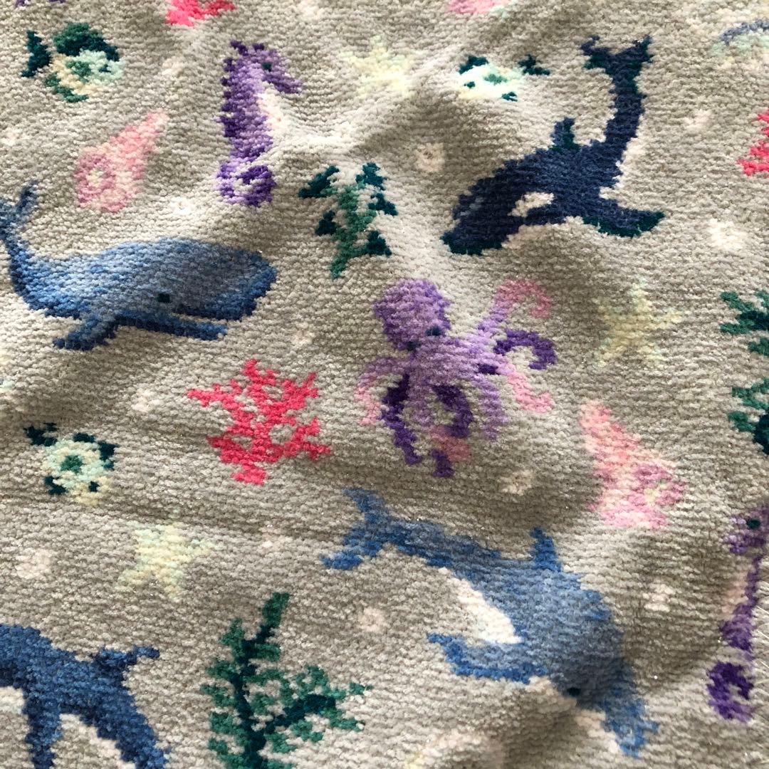 未使用　FEILERハンドタオル　インザシー　フェイラー　イルカ　シャチ　クジラ