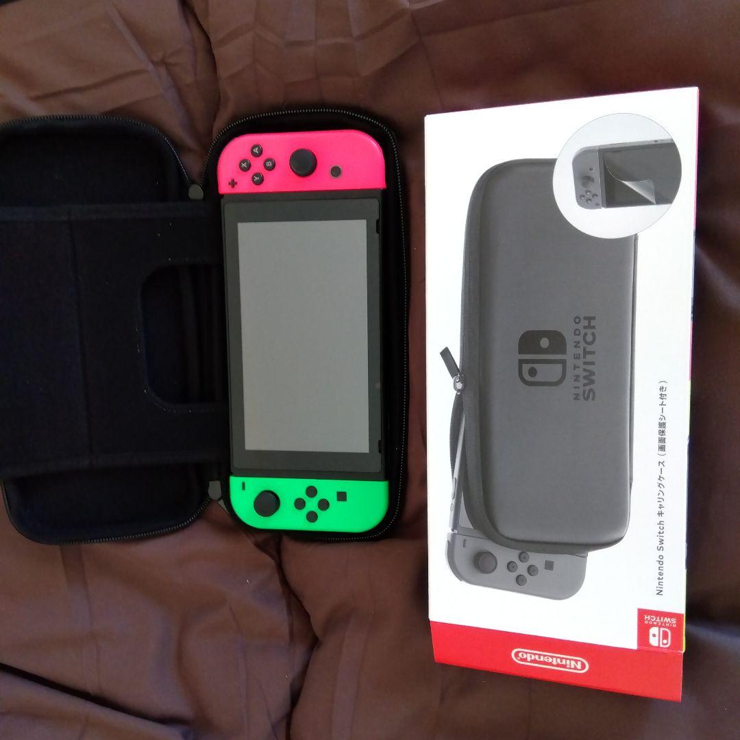 キ*目様 Nintendo Switch Lite ネオンピンク/グリーン