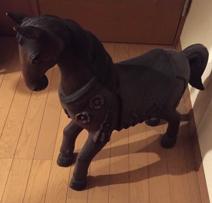 大幅値引き 馬 置物