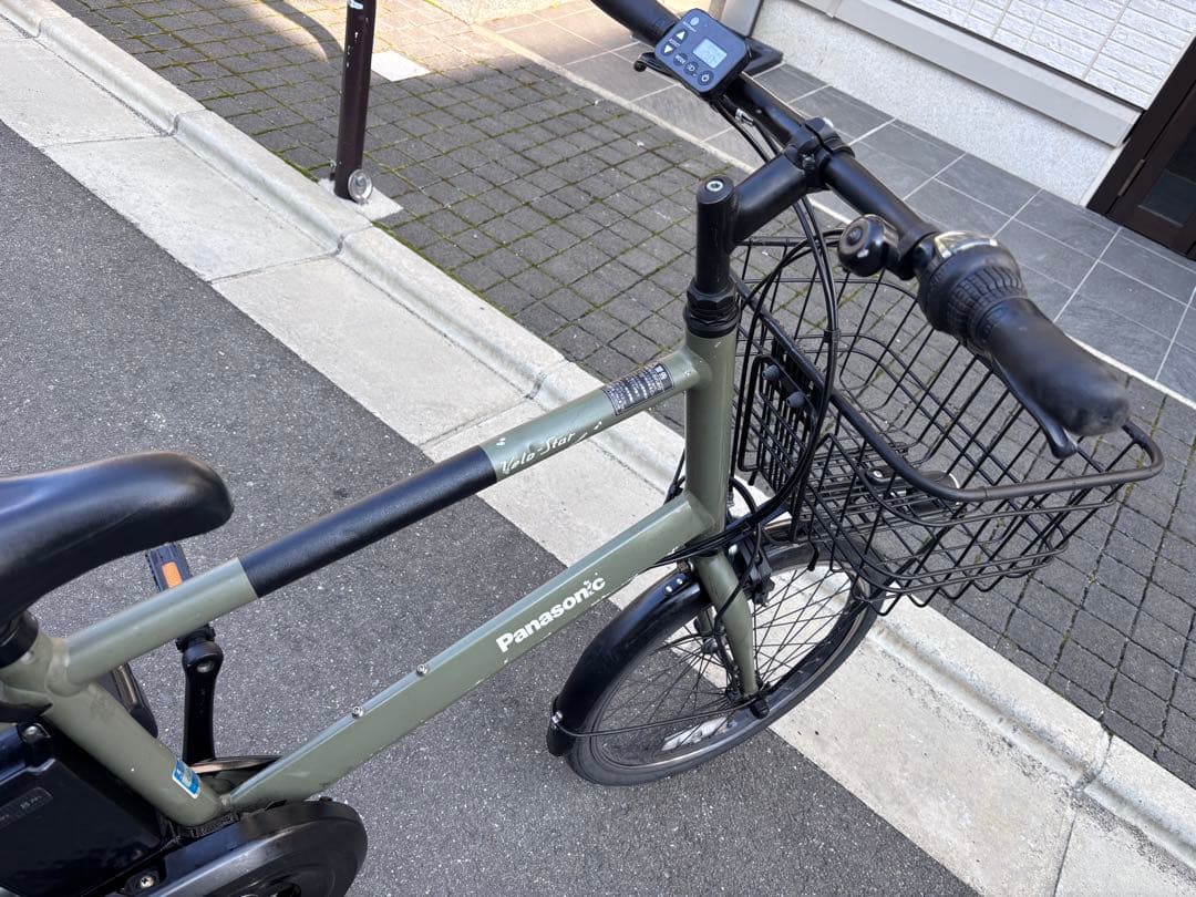 Panasonic Velo-Star 電動アシスト自転車 オリーブグリーン
