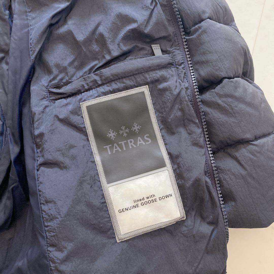 極美品　TATRAS タトラス　ポリテアマ　ダウンジャケット　ネイビー　03
