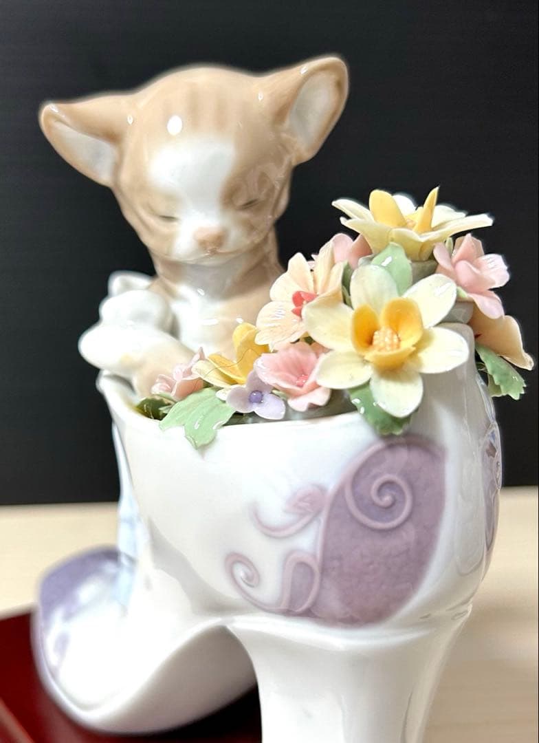 LLADRO リヤドロ 6743 『楽しいかくれんぼ』 ＋フッチェンロイター皿