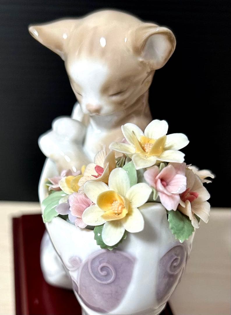 LLADRO リヤドロ 6743 『楽しいかくれんぼ』 ＋フッチェンロイター皿