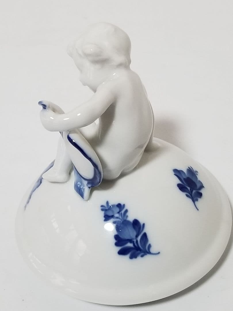 未使用保管品 ロイヤルコペンハーゲン ブルーフラワー ポプリポット 天使