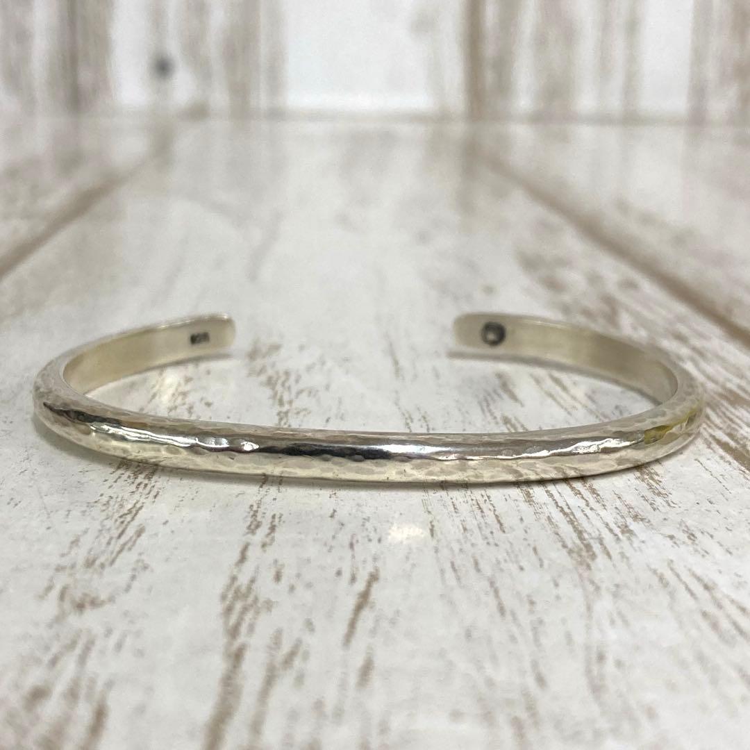 ra-2296) MANANAS ハーフラウンドバングル シルバー925