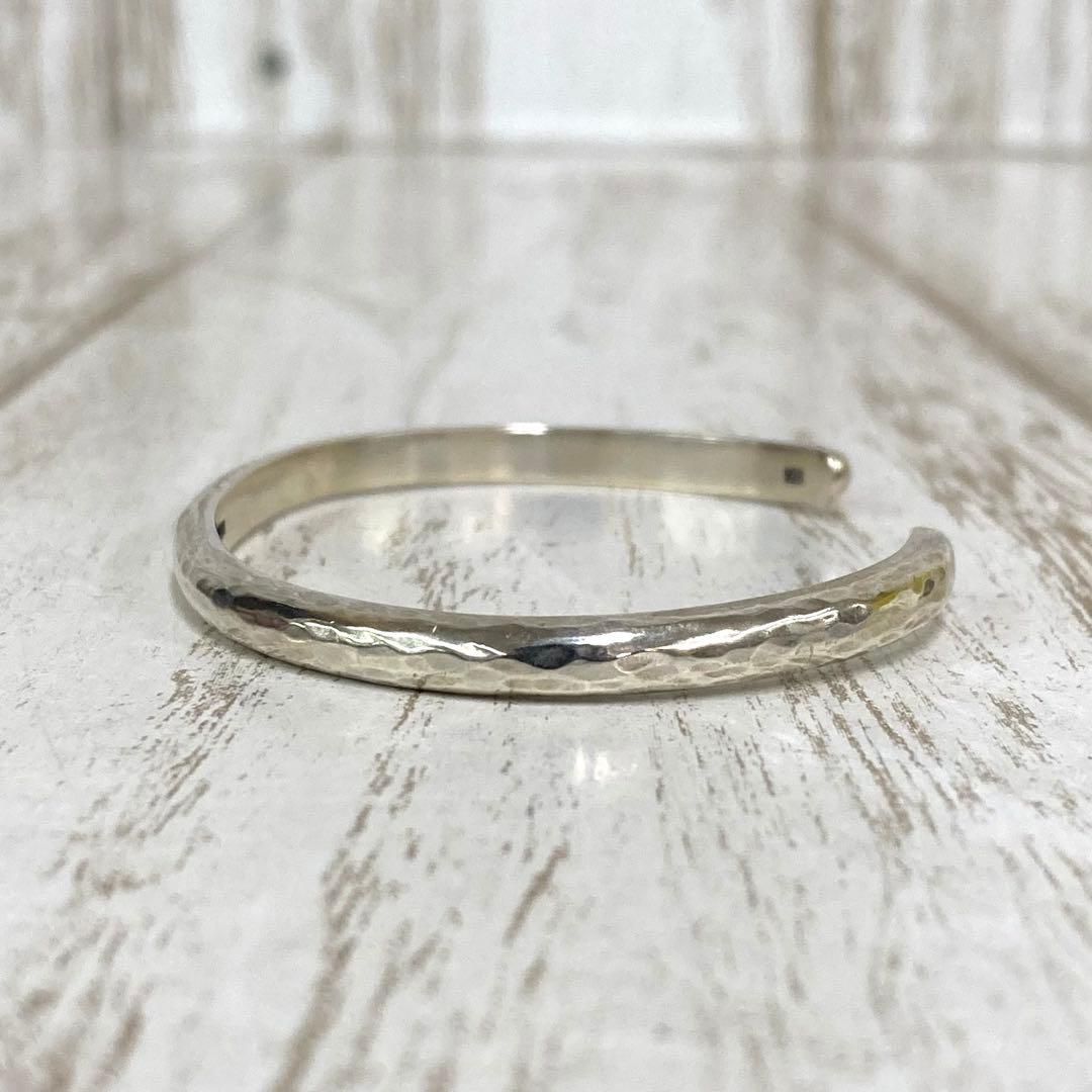 ra-2296) MANANAS ハーフラウンドバングル シルバー925