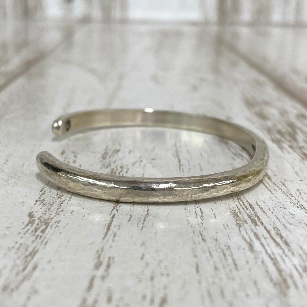 ra-2296) MANANAS ハーフラウンドバングル シルバー925