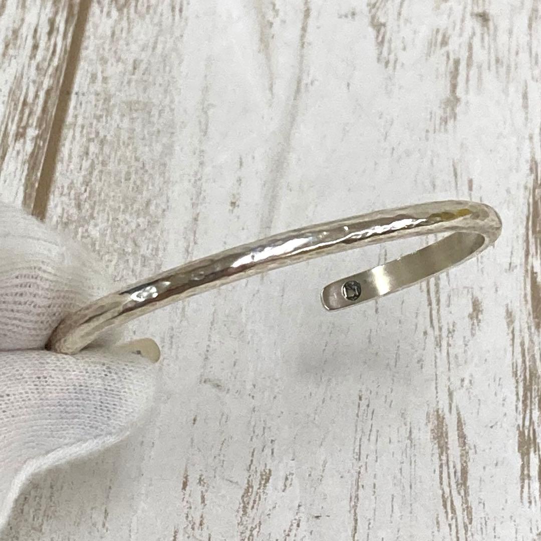 ra-2296) MANANAS ハーフラウンドバングル シルバー925