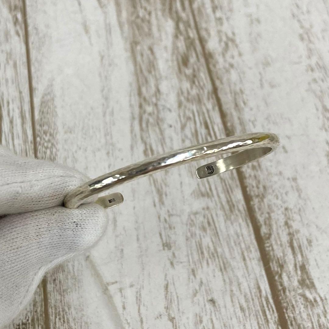 ra-2296) MANANAS ハーフラウンドバングル シルバー925