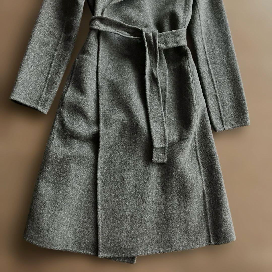 Theory＊カシミヤ100%・ダークグレー ロングコート・NYで購入