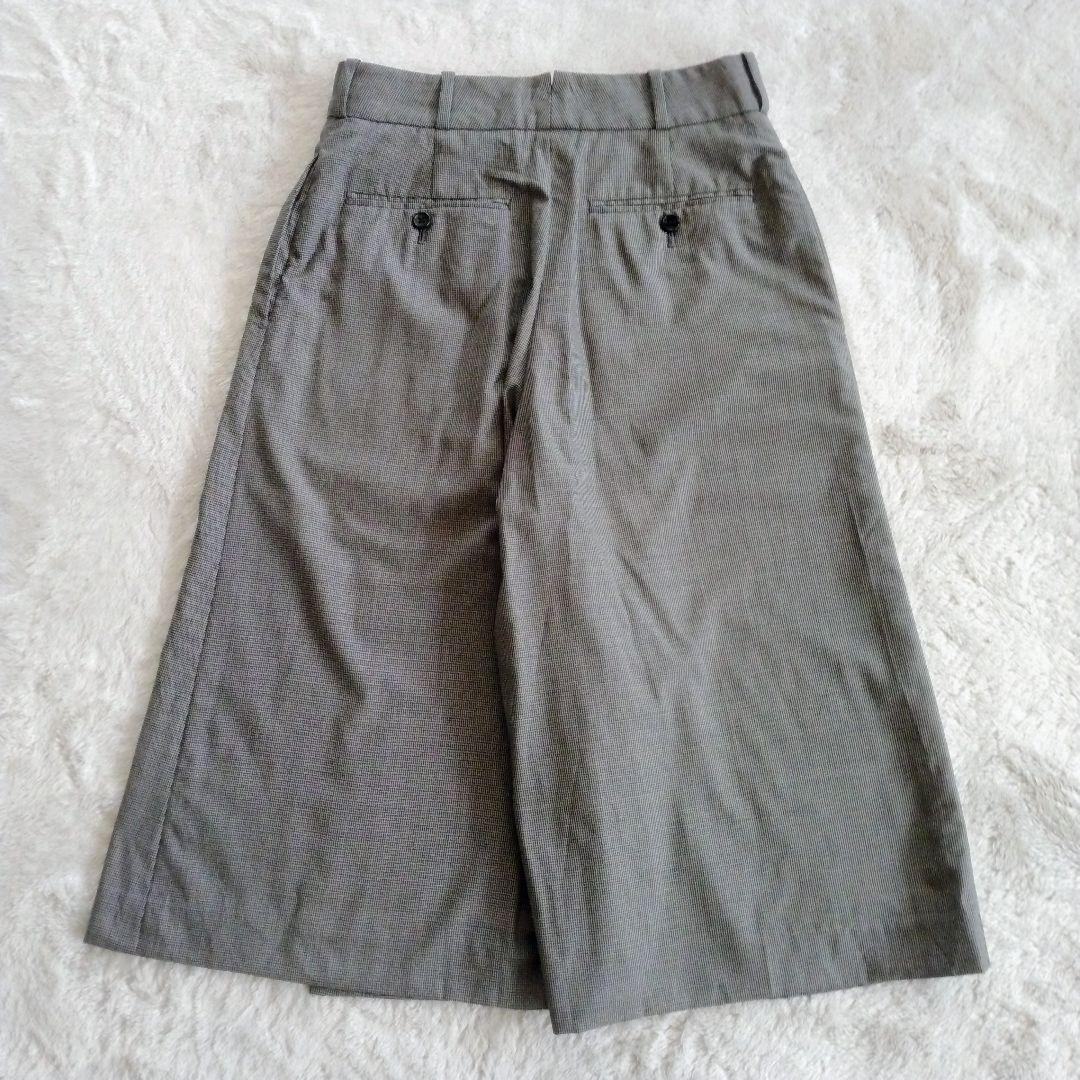 【マーガレットハウエル】2 千鳥 FINE WOOL POPLIN キュロット