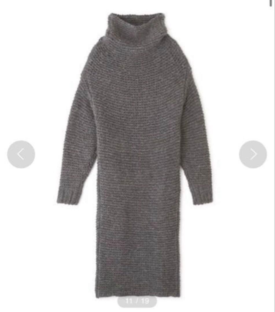 M*a様 ETRE TOKYO タートルローゲージニットワンピース ロング 新品