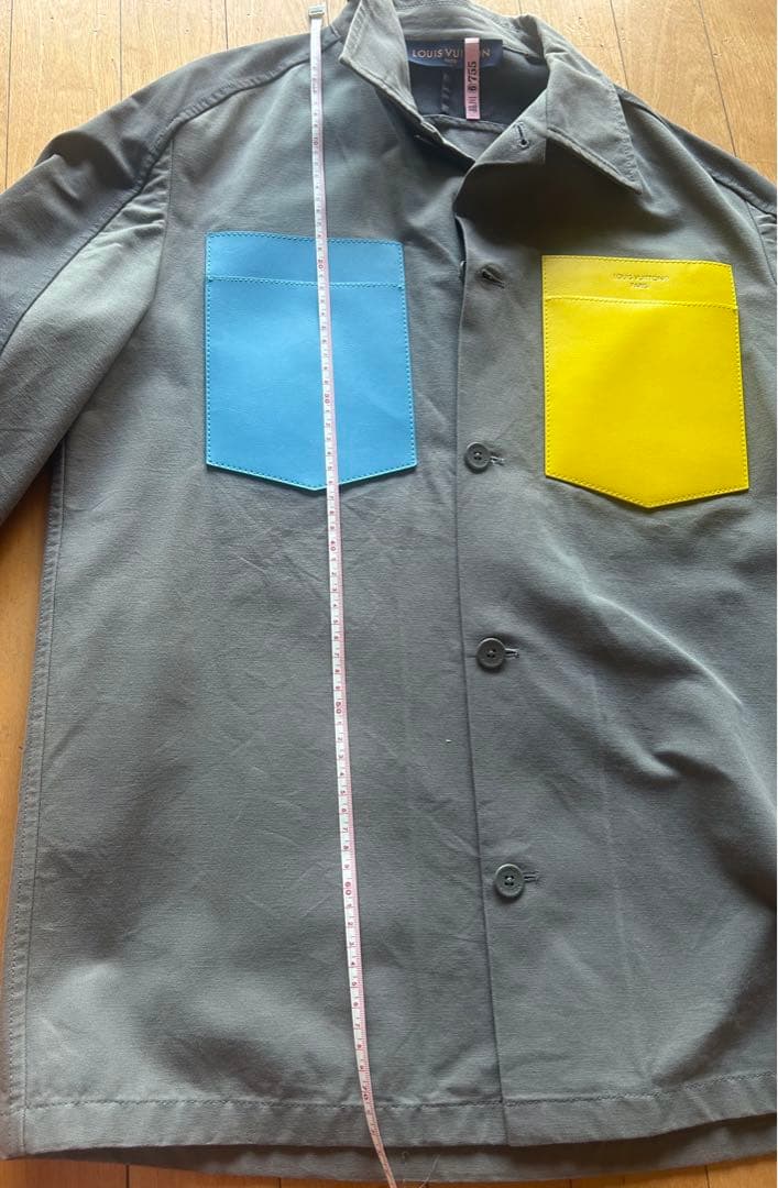 LOUIS VUITTON カラーブロックデザイン 長袖シャツ XS