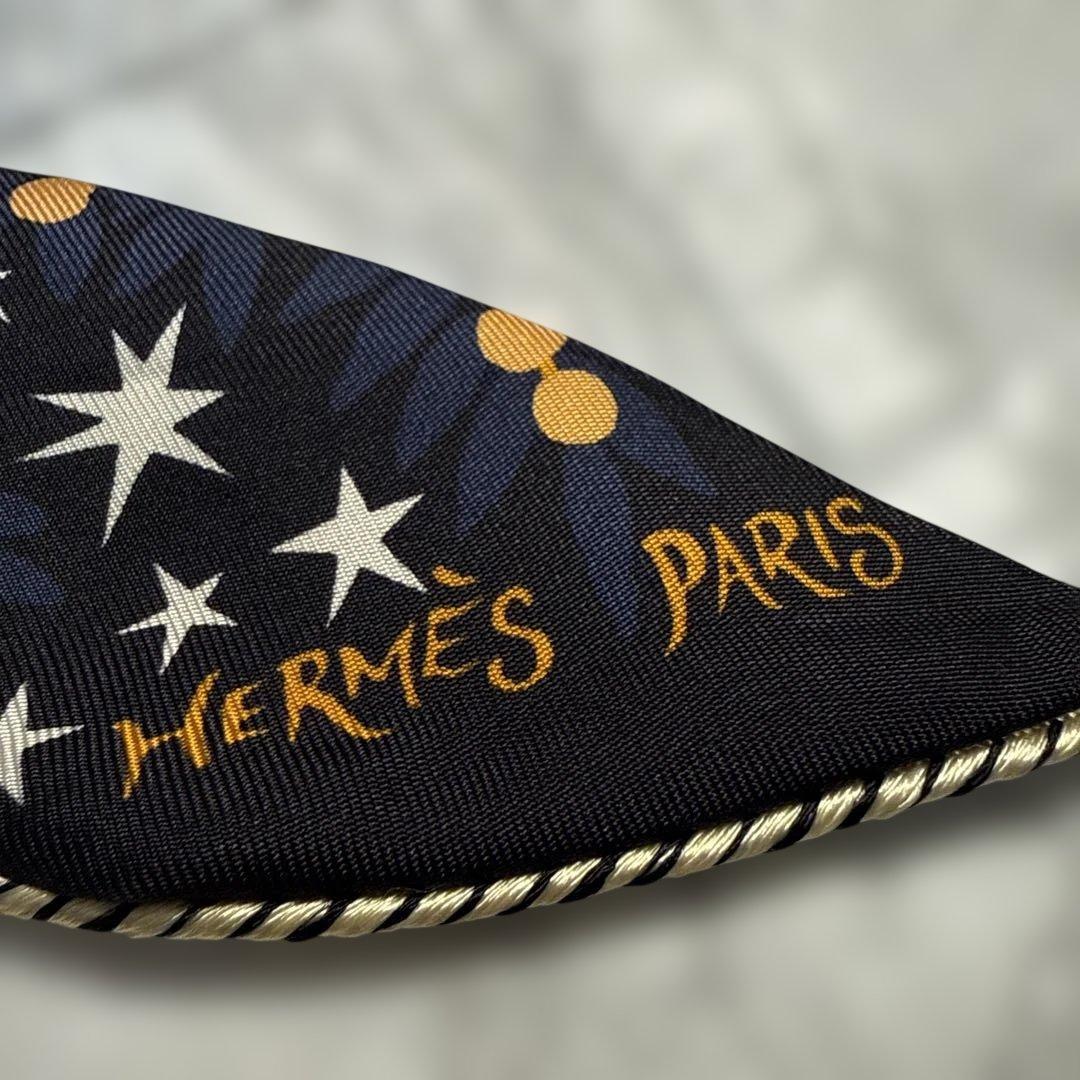 特別仕様✨エルメス　ツイリー　オルフェウスの魅力に誘われて　バゲット　ブラック