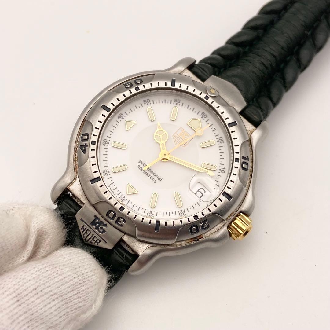 【稼働品】タグホイヤー クォーツ 腕時計 コンビ WH1151-K1 新品電池