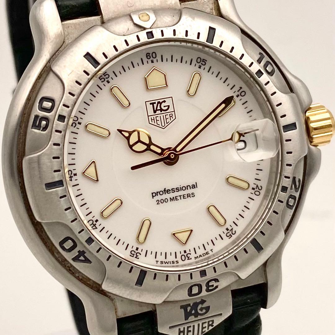 【稼働品】タグホイヤー クォーツ 腕時計 コンビ WH1151-K1 新品電池