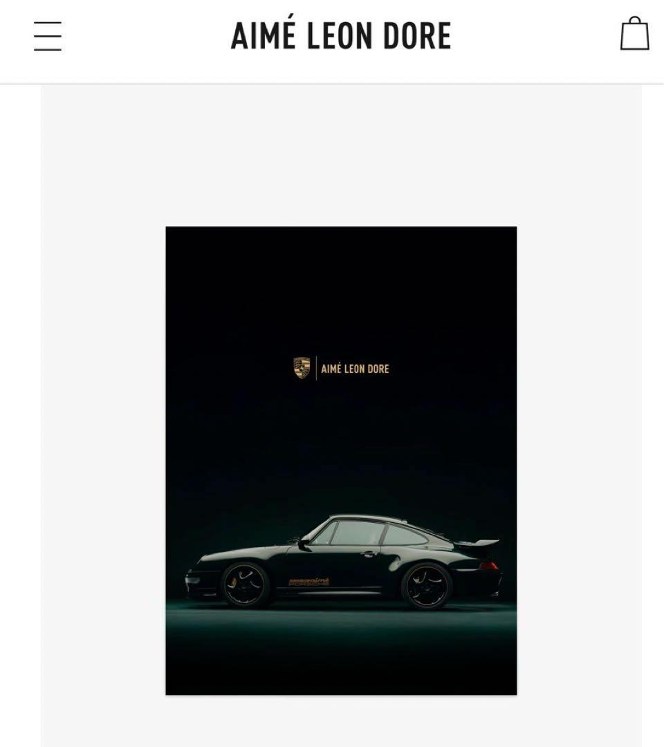 即完売 aime leon dore × Porsche ポルシェ ポスター
