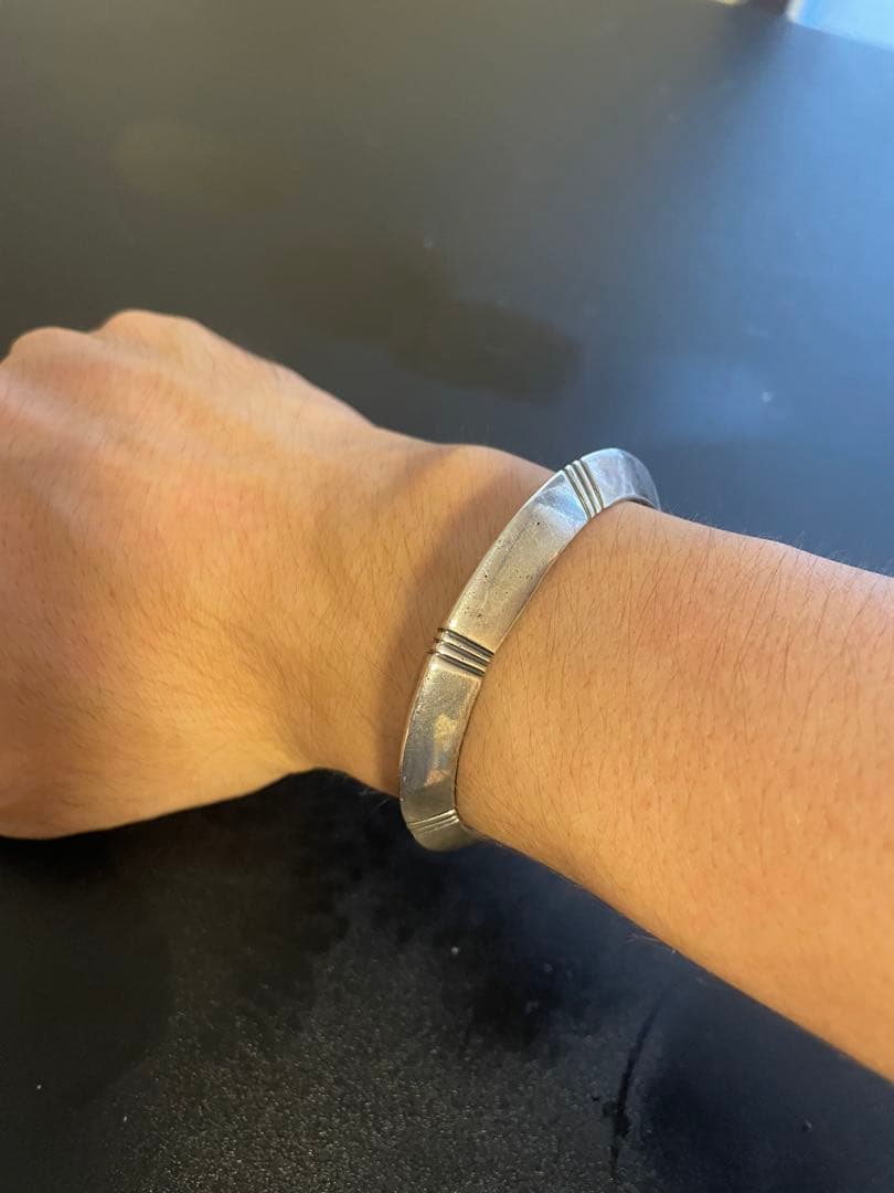 D. BEGAY ナバホ族 シルバーバングル ヴィンテージ48g