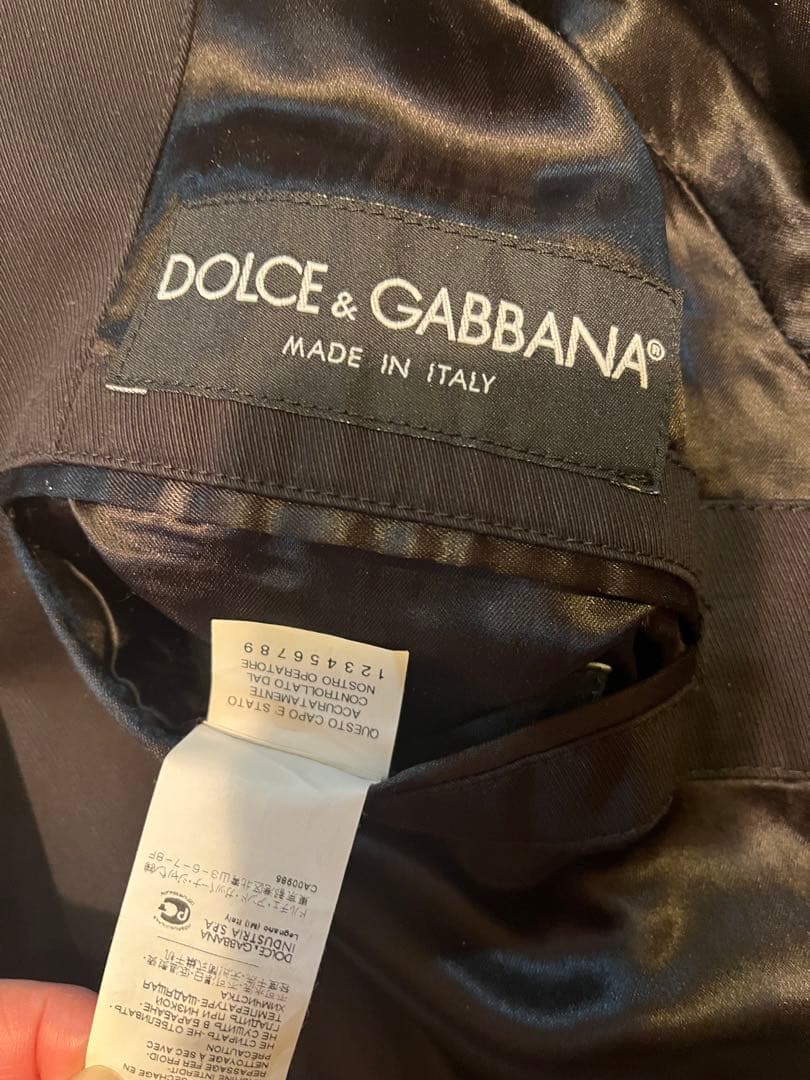 koji さまDOLCE&GABBANAドルチェアンドガッパーナコート黒44