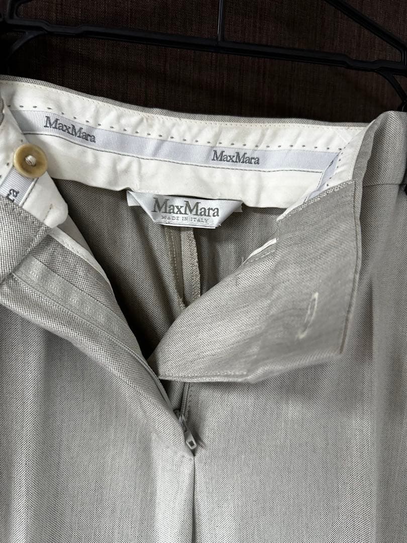 Max Mara グレー ビジネスパンツスーツ