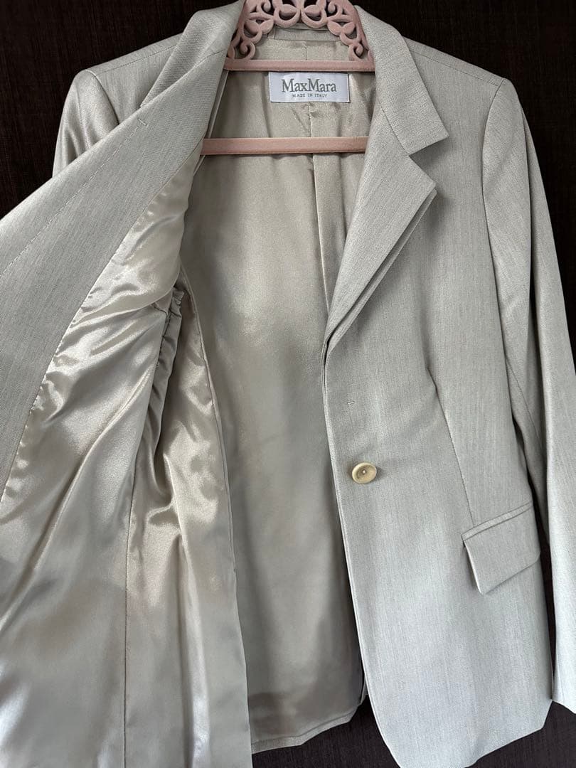 Max Mara グレー ビジネスパンツスーツ