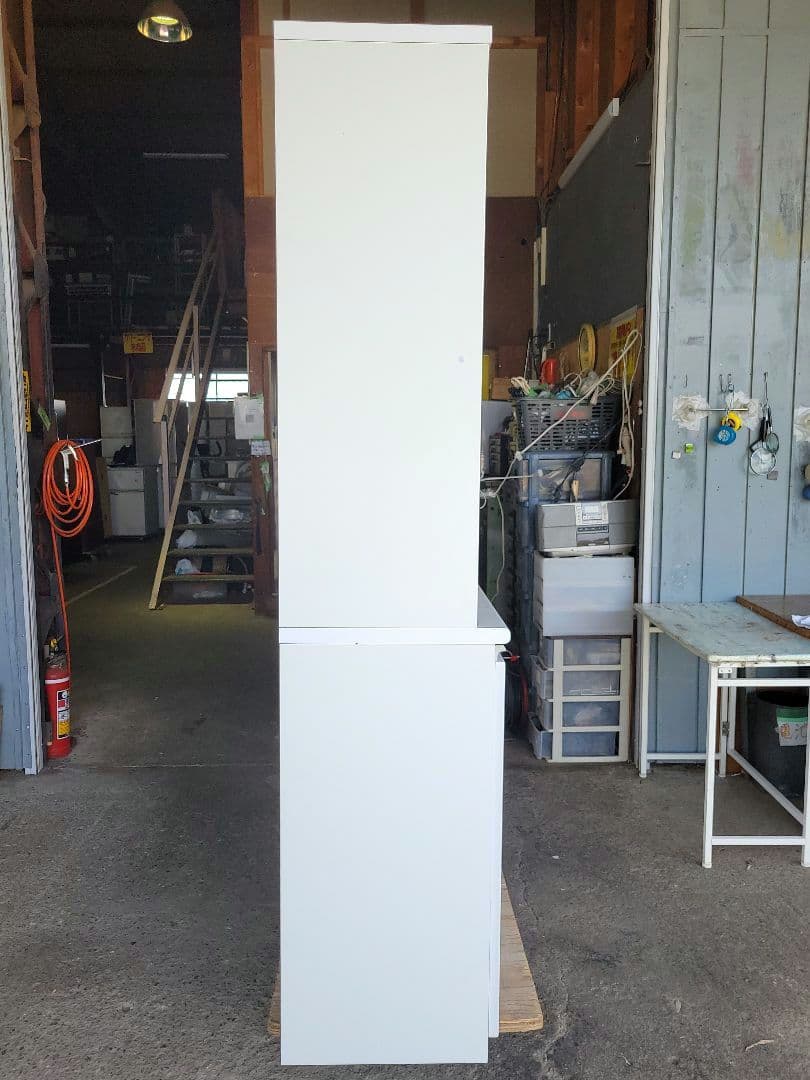 引取り限定！幅120cm キッチンボード 食器棚 アルミナ2 120KB ニトリ