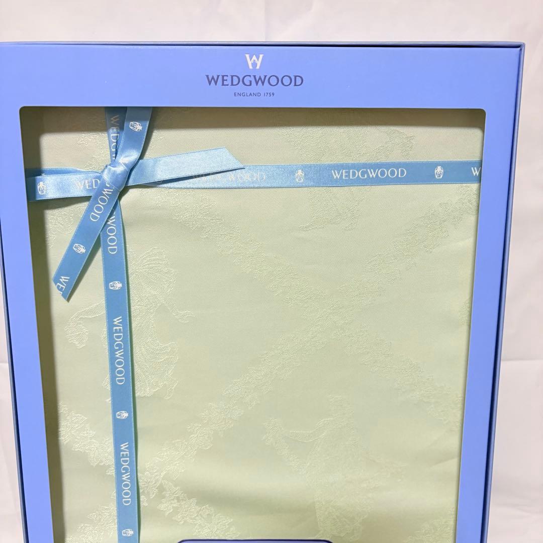  ウエッジウッド テーブルクロス ジャスパー　総柄　カーキ